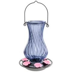 Natures Way 32oz Perfect Pitcher Antique Glass Hummingbird Feeder