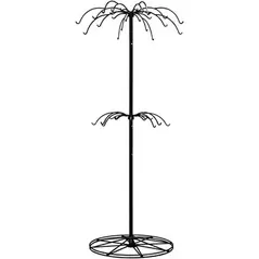 Natures Way Empty Umbrella Stand w/ 2 Levels of Hangers Display Holds 40 HB Feeders