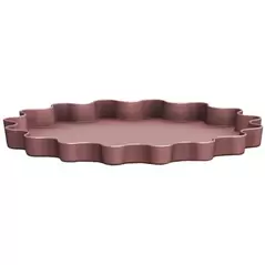 Bloem 6" Wave Deco Saucer Dusty Rose