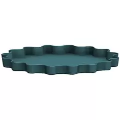 Bloem 6" Wave Deco Saucer Charleston Green
