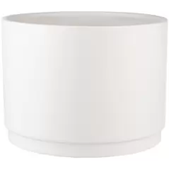 SSI 10"x9.6" Stepped Planter Matte White