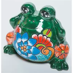 Talavera 17" Frog Round Statue