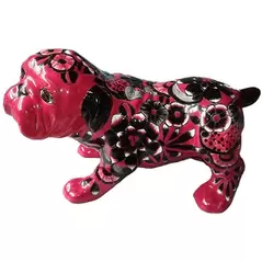 Talavera Bulldog Puppy Black/White/Red