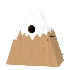 Woodlink Novelty Nordic Wren/Chickadee House with Teak Finish