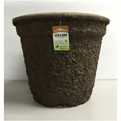 Western Pulp 15x13 Round Retail Container w/UPC, 6.55gal, 12/CS