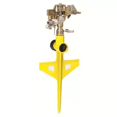 Dramm Colorstorm Impulse Stake Sprinkler Yellow