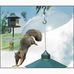 Perky Pet Transparent Squirrel Baffle