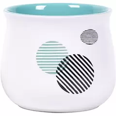 Blue Sky Merry Round 4" Flower Pot