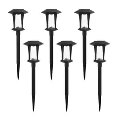 Moonrays Solar Crackle Glass Stake