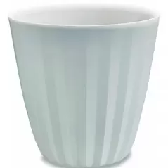 Crescent 19" Pleat Planter Cloud White