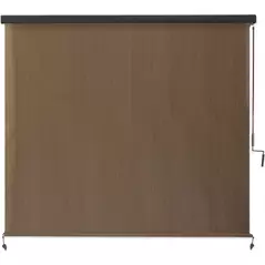 Coolaroo 8'x6' Exterior Roll Shade Mocha 90% Shade