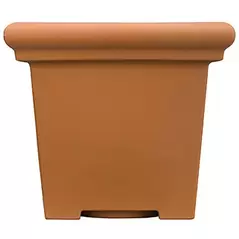 HC 20" Terrazzo Square Pot Clay