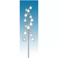 Heath 19' Double Spiral 16 Gourd Aluminum Gourd House Kit Heavy Duty