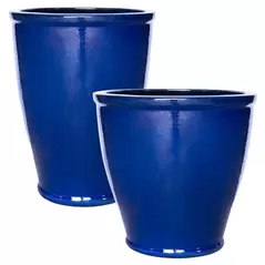 MCarr 30pc Flat Rim Planter Pallet Admiral Blue