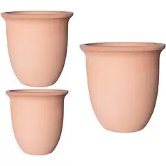 MCarr 3pc Flat Rim Planter Pallet Terrabetta