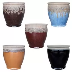 MCarr 30pc Round Planter Pallet Mix Volcanic