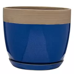 Southern Patio 12" Ana Planter Navy Finish