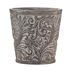 Southern Patio 8" Emma Planter Round Shape Gray Finish