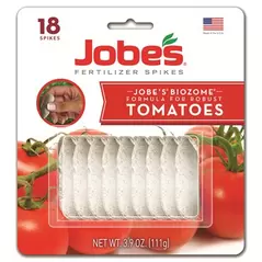 Jobes 18ct Tomato Fertilizer Spikes Blister Pack