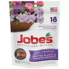 Jobes 18ct Potted Plant & Hanging Basket Spikes w/Clipstrips (24/CS)