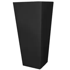 Tusco 32" Cosmo Tall square Planter Black