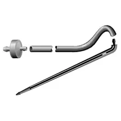 NET .5GPH 24IN PCNL ANGLE BARB ASSEMBLY