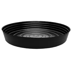 CWP 21" Black Heavy Gauge Vinyl Plant Saucer