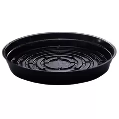 CWP 10" Black Heavy Gauge Vinyl Plant Saucer