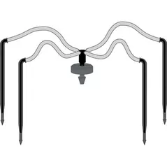 NET MOD ANGLE DRIPER 4-24IN FLAT WHITE 014DM-2424F
