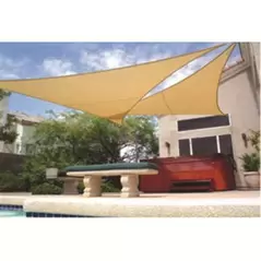 Gale Pac 11'10" Ready To Hang Shade Sail Pebble