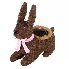 Gardener Select 5.5" Medium Straw Rabbit Topiary