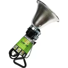 Miracle LED Clamp-On Grow Lamp, LED Ready Adjustable Plug-In Light Socket with 5.5" Aluminum Reflector