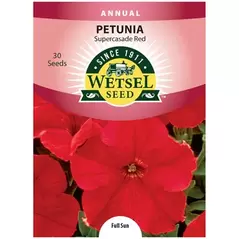 PETUNIA,RED SUPERCASCADE 30 SD