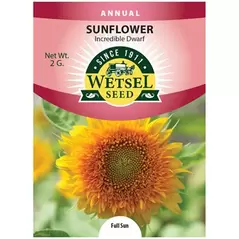 SUNFLOWER, INCREDIBLE DWARF 2 gram
