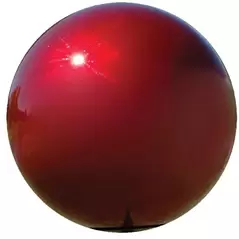 VCS 10" Red Stainless Steel Globe