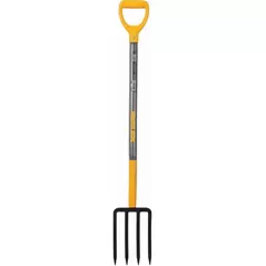 Ames True Temper 4 Tine Forge Spading Fork Wood Handle