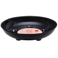 CWP 6" Black Carpet Saver Saucer
