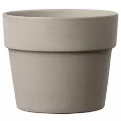 Deroma 5.1" Perfetto Pot No Hole Grafite Clay