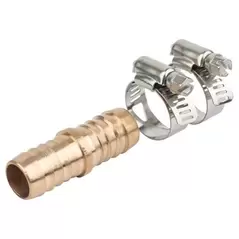 Melnor 5/8" Brass Hose Mender w/ Stainless Clamps