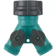 Gilmour Poly Dual Y w Shut-off Valves