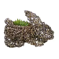 Gardener Select 11" Small Bunny Rattan Rope Topiary 12/CS