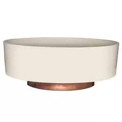 HC 8" Capri Bowl Vanilla Bisque