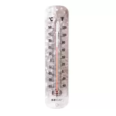 Headwind 12" EZ Read Metal Thermometer Antique Aluminum