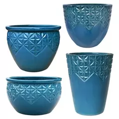 MCarr 26PC Starburst Planter Plt Peacock