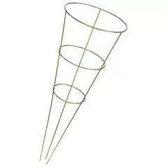 Midwest Wire Works 42" Heavy Duty Starbrite Green 3 Ring 3 Leg