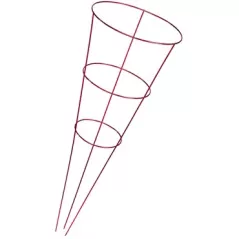 Midwest Wire Works 42" Heavy Duty Starbrite Red 3 Ring 3 Leg