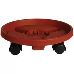 Bloem 16" Round Caddy Terra Cotta