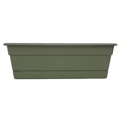 Bloem 18" Dura Cotta Window Box Living Green