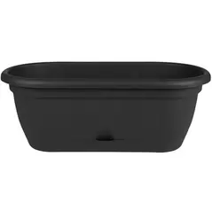 Bloem 18" Lucca Window Box Black