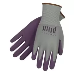 SWI Cool Mud Glove Mountain Lilac Medium Breathable Aloe Nitrile